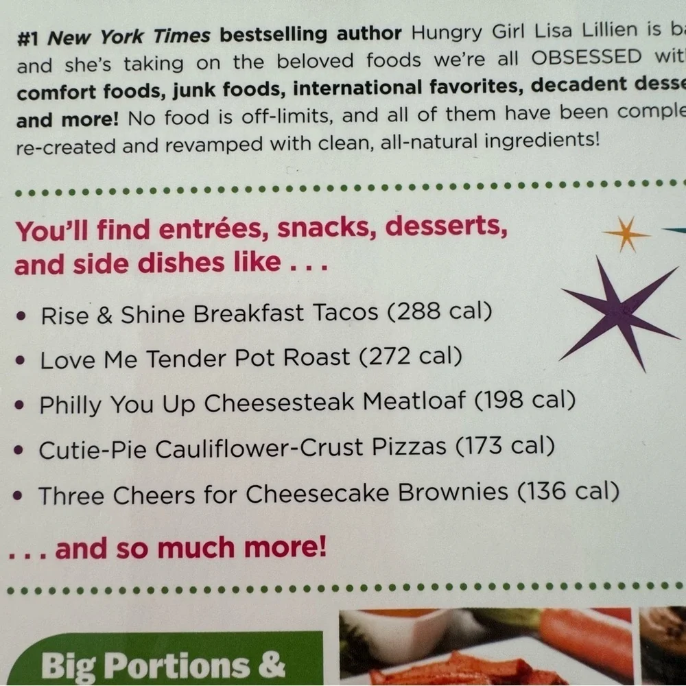 Barnes & Noble Hungry Girl Clean & Hungry Obsessed Cookbook by Lisa Lillien